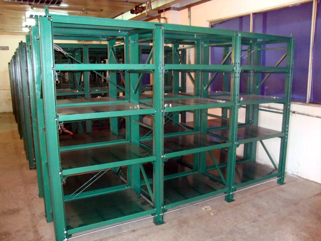 Mracking Industrial Mold Racks High - Strength Steel 1000kg/m² Load - Bearing Customizable for Warehouse Mould Storage