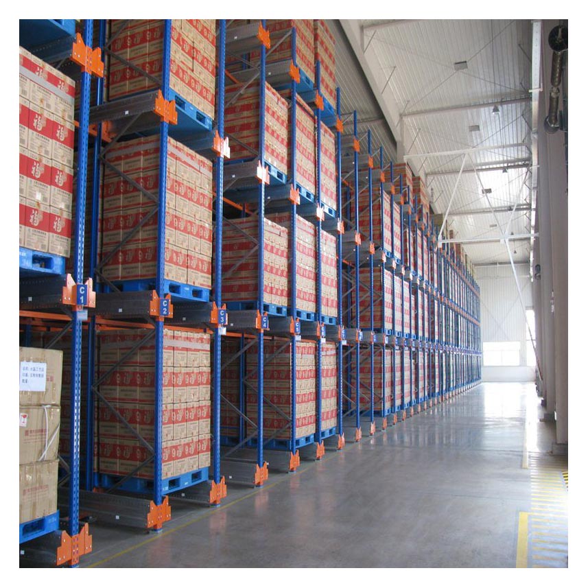 China Wholesale Warehouse Semi-autometic Racking System Pallet Shuttle Racking System Remote Control Radio Shuttle Racking