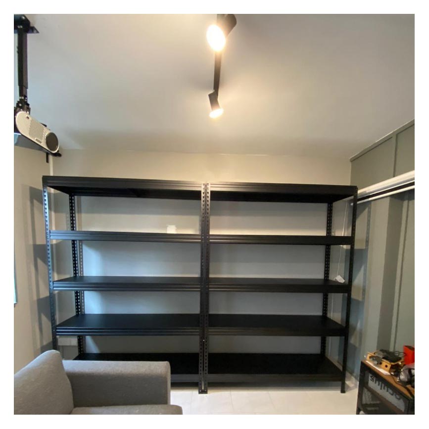 Mracking Boltless Steel Storage Simple Rack Multilevel Boltless Metal Suitable Home Rack Shelving