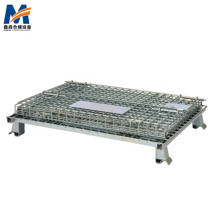 XINMIAO Factory Manufacturers Q235 Steel Foldable Metal Storage Cage With 500KG Capacity
