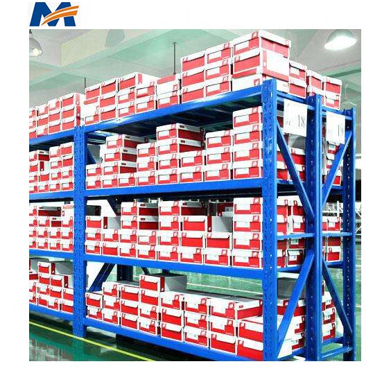 Mracking 4-Level Boltless Angle Steel Shelving Rack White/Black Corrosion Protection Freely Shelves Stacking Racks Shelves