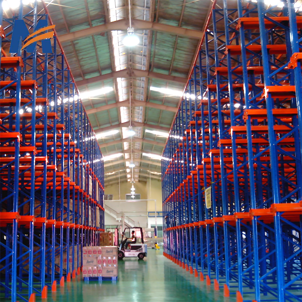 Mracking High-Capacity Drive-In Pallet Racking Storage System  Drive in Racking Steel UnitsHigh-Capacity Drive-In Pallet Rack