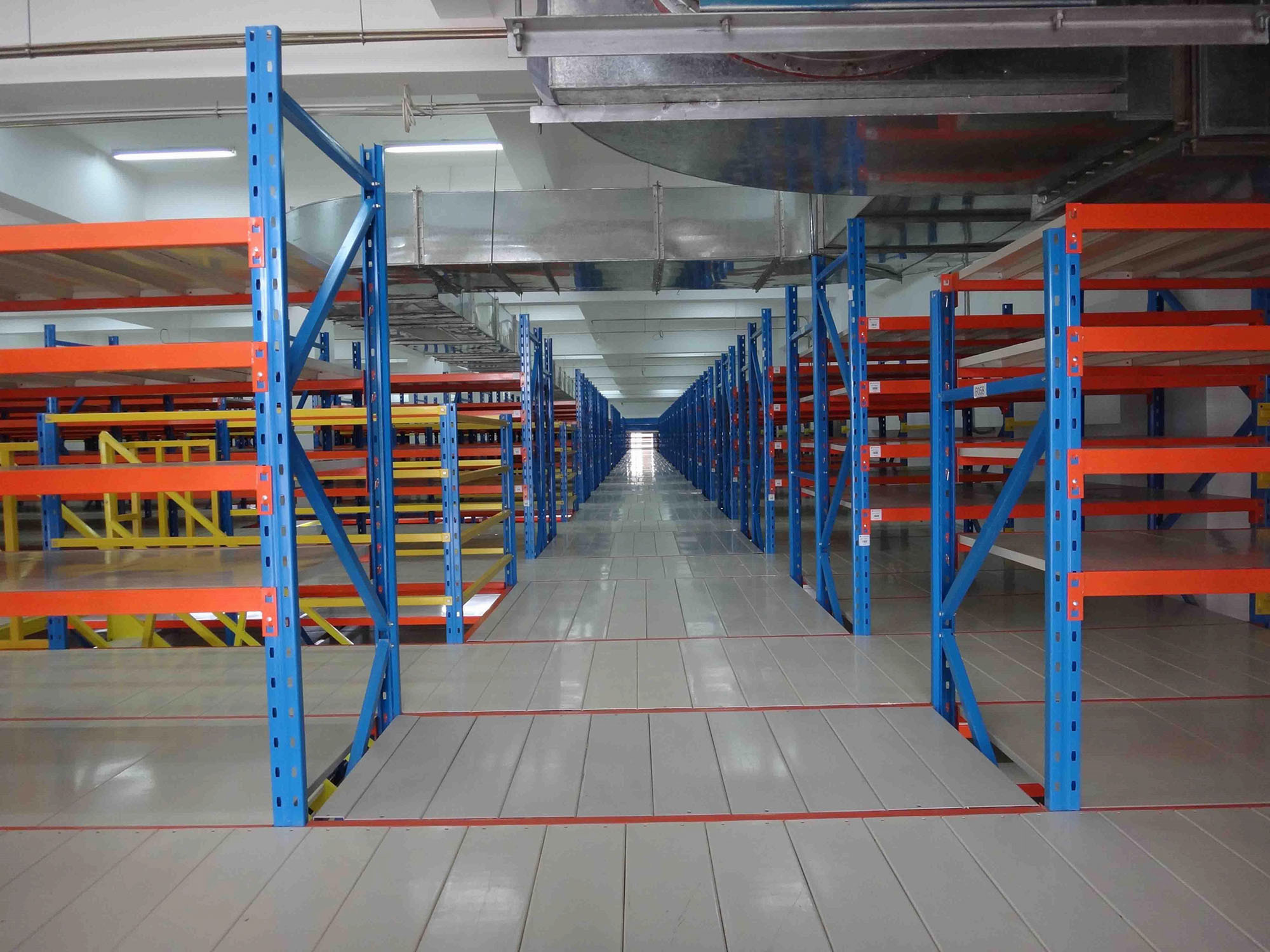 200-500KGS Customized Medium Weight Warehouse Storage Mezzanine Platform Floor