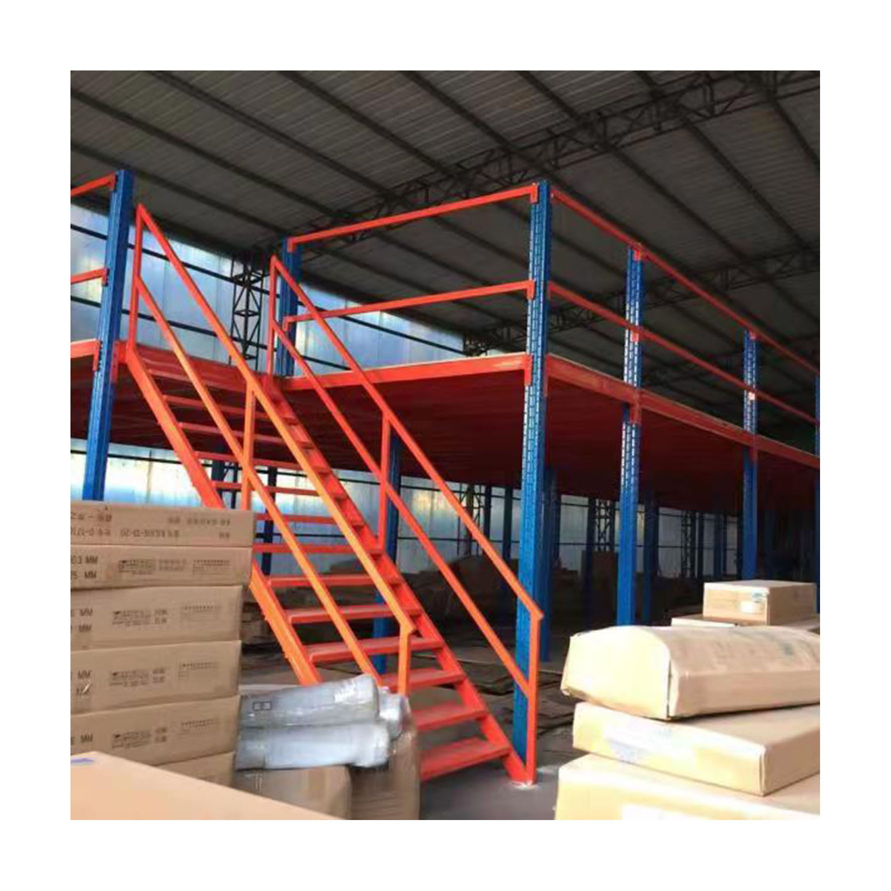 China Customized Commercial and Industrial Mezzanine Racking Steel
