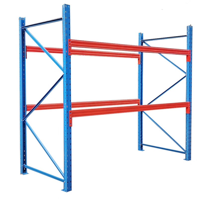 China Warehouse Steel Storage Used Teardrop Pallet Rack Uprights Heavy Duty System Metal Pallet Racking for Sale