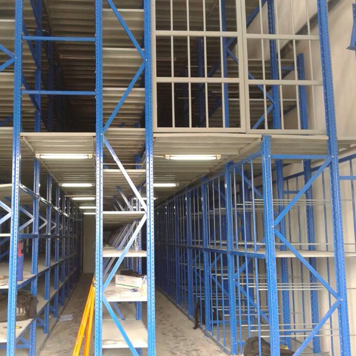 Designed Multi-level Storage Warehouse Steel Structure Mezzanine Floor