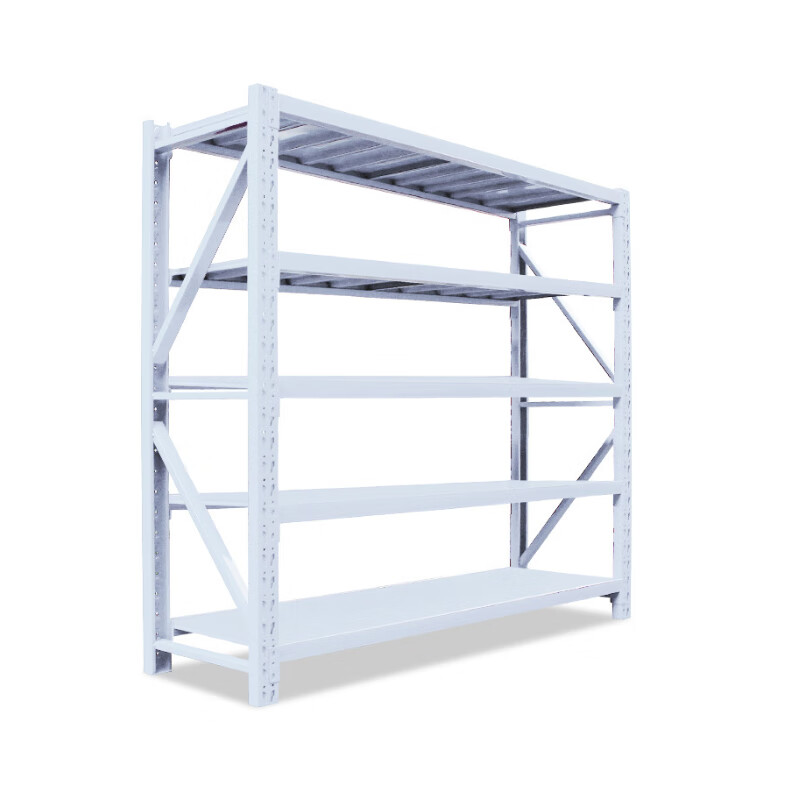 China Adjustable 4 Shelves Garage Racking Light Duty Boltless Warehouse Storage Metal and Steel Rack  for Sale