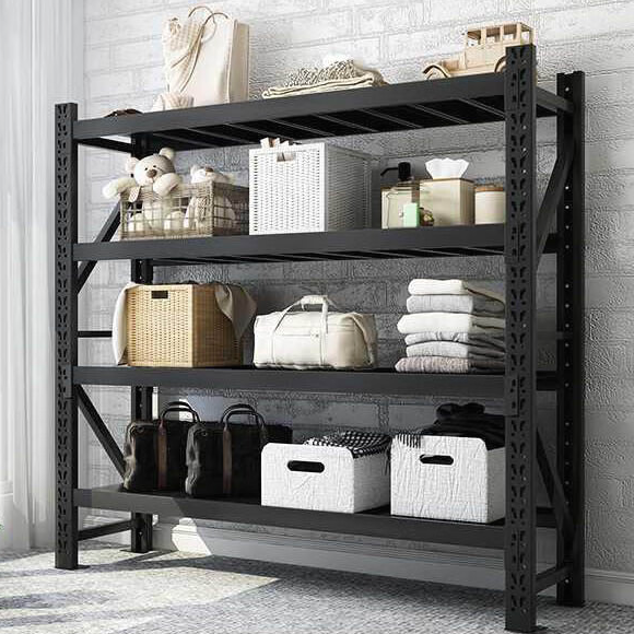 China Cheap Light Duty Garage Shelving 4/5 Tier Boltless Storage Racking Shelves for Sale