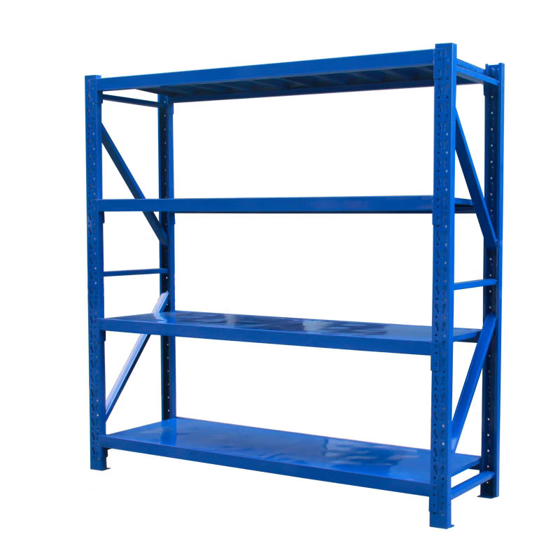 China Manufacture Factory 4 Layers Adjustable Rack Light Duty Racks Boltless Rack Price