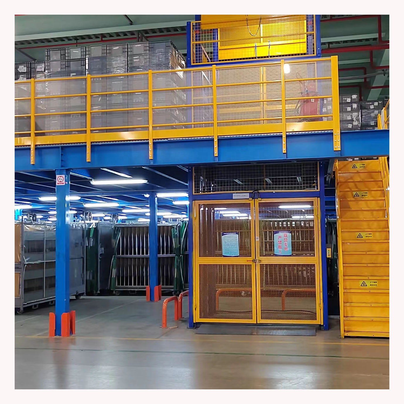 Mracking Industrial Mezzanine Floors Heavy Duty Steel Mezzanine Structure for Warehouse Storage Systems