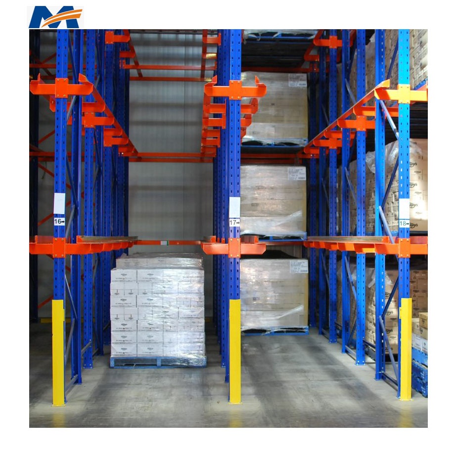 Mracking Drive-In Pallet Racking Adjustable Drive-In Pallet Shelving Storage Drive in Racking System for Forklift Accessible