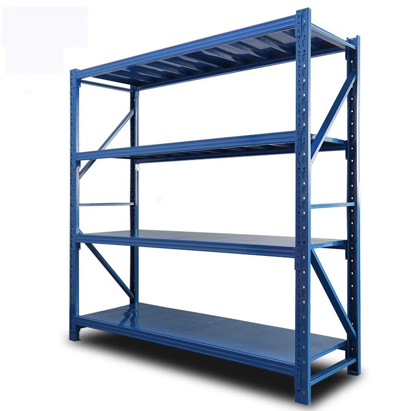 China Manufacture Factory 4 Layers Adjustable Rack Light Duty Racks Boltless Rack Price
