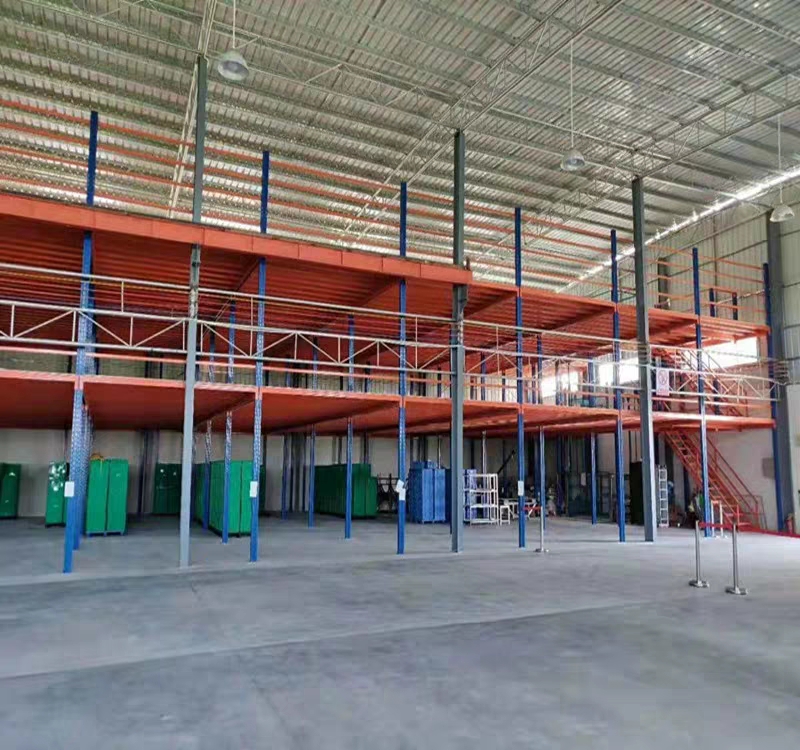 Mracking Custom Warehouse Warehouse Steel Shelves Mezzanine Shelves Adjustable Attic Office Floor