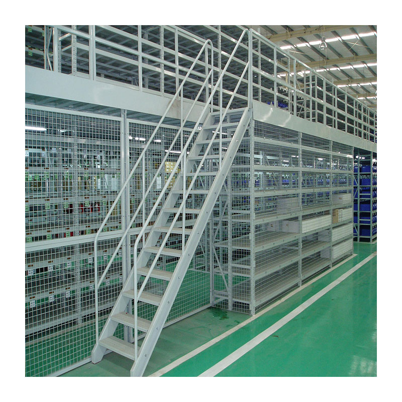 Mracking Customizable Steel Mezzanine Racks CE Certified 500kg Capacity Powder Coating Warehouse Storage System Sale Customer