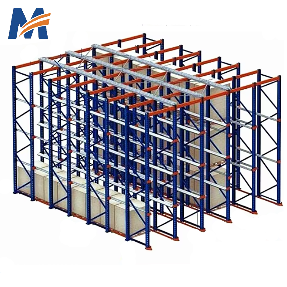 Mracking High-Capacity Drive-In Pallet Racking Storage System  Drive in Racking Steel UnitsHigh-Capacity Drive-In Pallet Rack