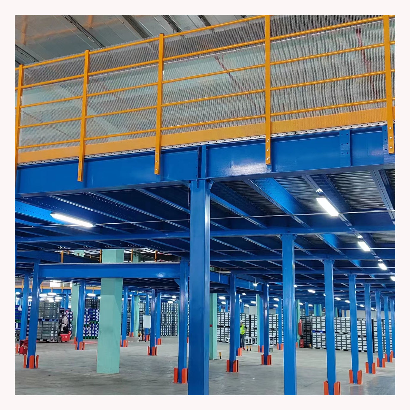 Mracking Industrial Mezzanine Floors Heavy Duty Steel Mezzanine Structure for Warehouse Storage Systems