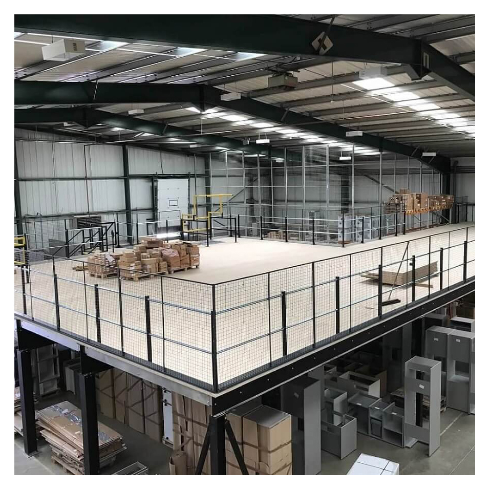 Mracking Industrial Storage Mezzanine Platform China Wholesale Multi-Tier Warehouse Rack Design Steel Material Easy Installation