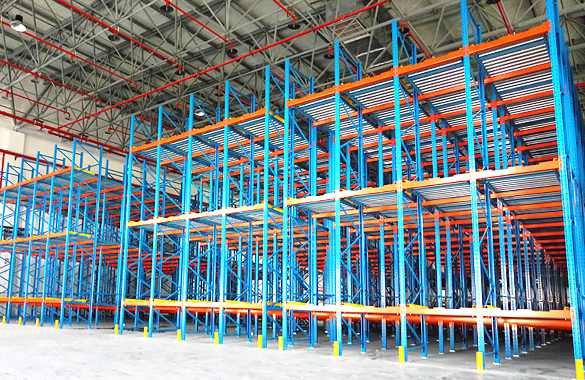 Mracking Hot Sell Industrial Pallet Flow Stainless Roller Racks Gravity Racking