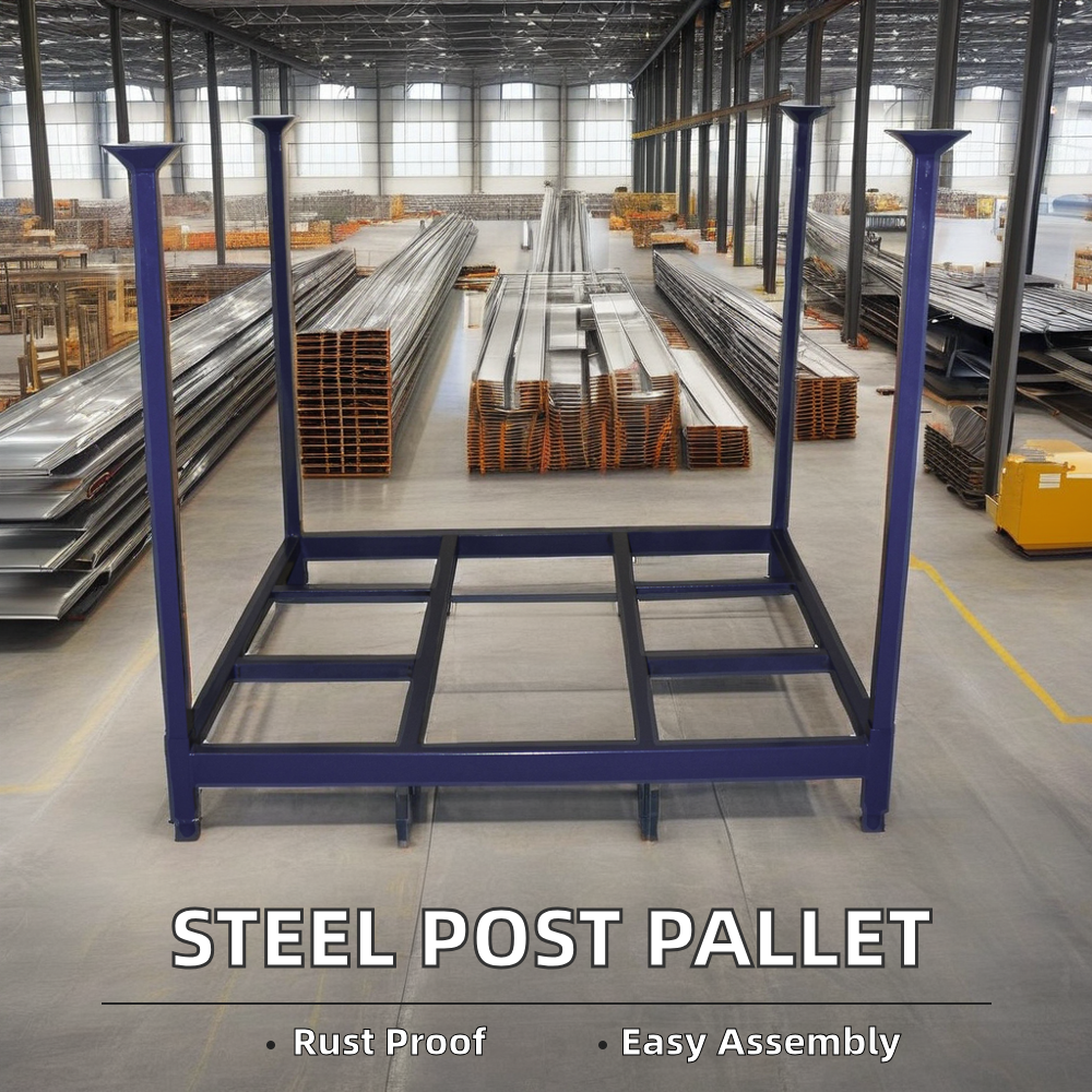 Mracking Corrosion-Protected Steel Stacking Racking for Warehouse Storage System Powder Coating Post Pallet Metal Material