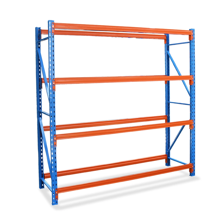 Mracking Customized 4-Tier Boltless Iron Rack Medium Duty Long Span Assemble Shelving for Storage for Warehouses Certified GS
