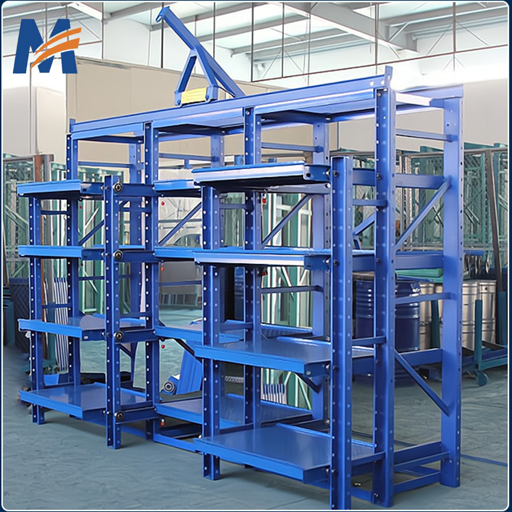 Mracking China Heavy-Duty Steel Iron Mould Rack for Industrial Use Powder Coating  Corrosion Protection for Warehouse Shelves