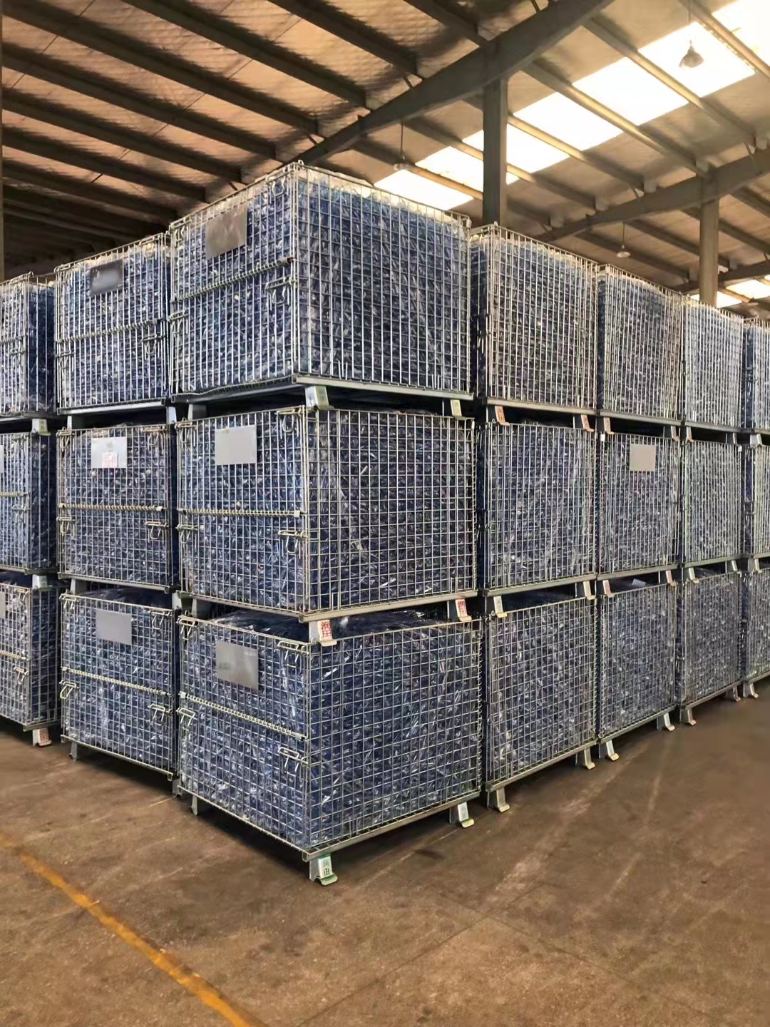 Mracking Customized Heavy-Duty Wire Containers and Cages for Warehouse Storage Wholesale Sales