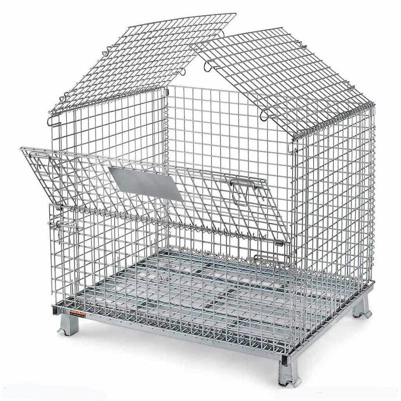 XINMIAO Factory Manufacturers Q235 Steel Foldable Metal Storage Cage With 500KG Capacity