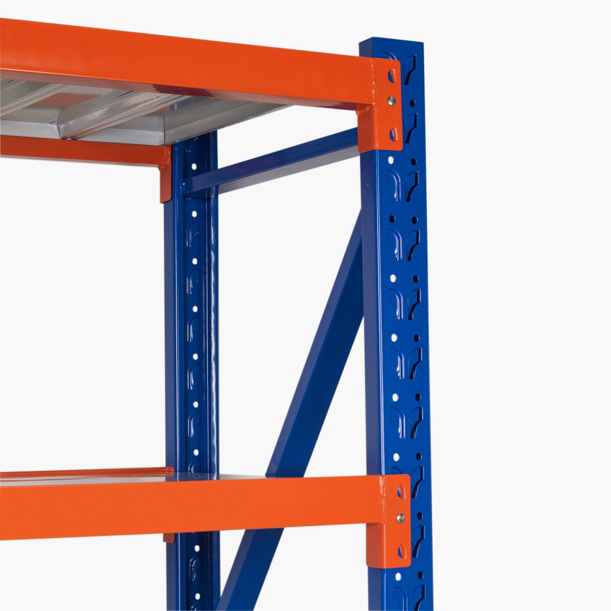 Mracking Industrial Heavy-Duty Steel Pallet Racking Adjustable Warehouse Rack with Powder Coating Finish Light Metal for Storage