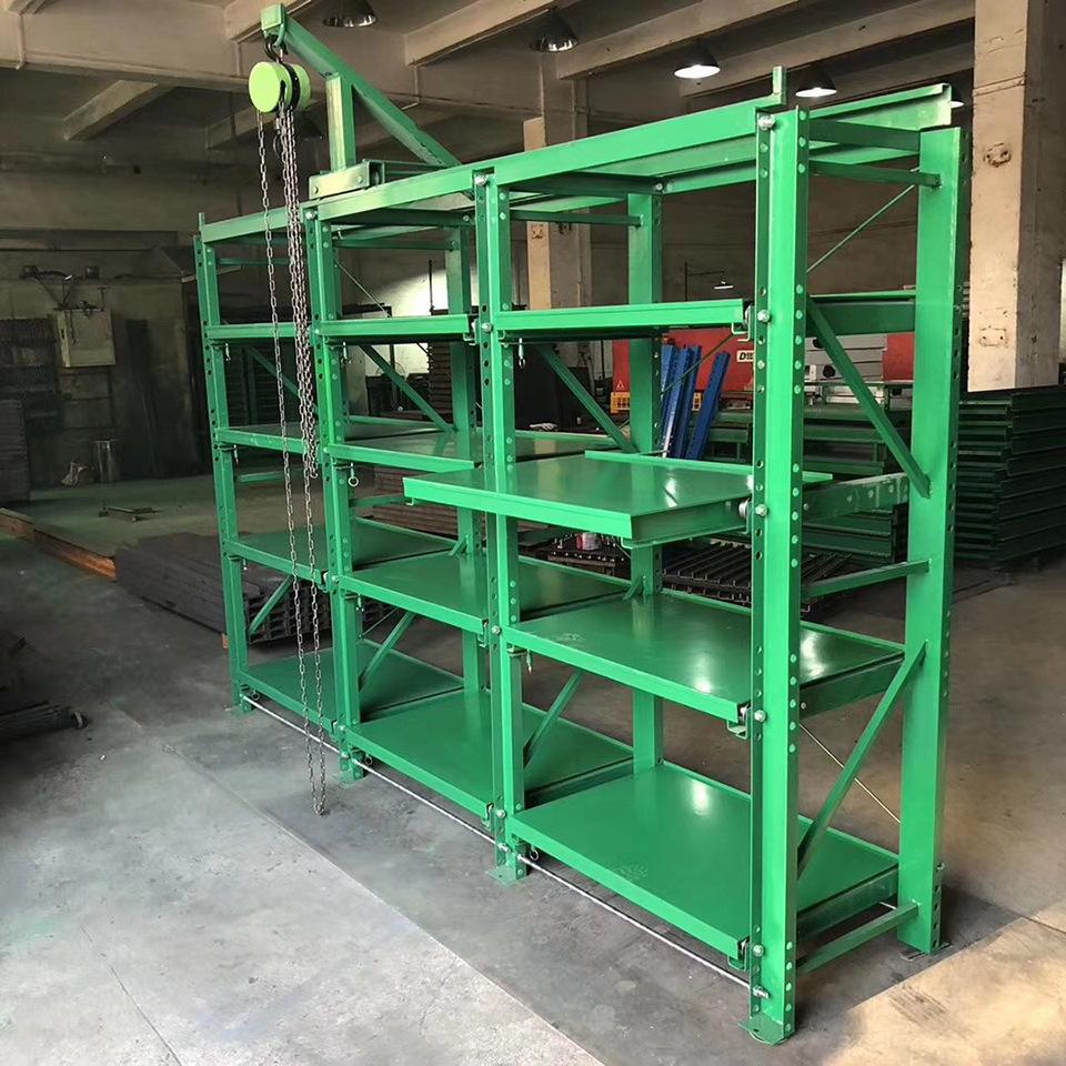 Mracking Industrial Mold Racks High - Strength Steel 1000kg/m² Load - Bearing Customizable for Warehouse Mould Storage