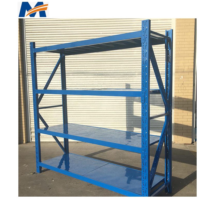 Mracking Customizable Factory-Use Cold-Rolled Steel Light-Duty Shelving System Light Duty Rack, 200kg Load Capacity Per Level