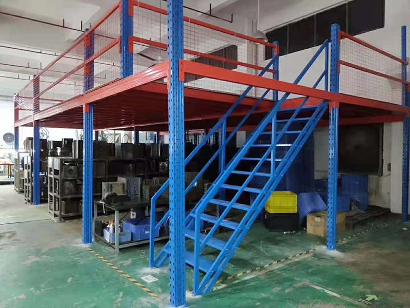 Mracking Factory Wholesale Portable Steel Platform Easily Installed 2 Layer Mezzanine Floor Racking System