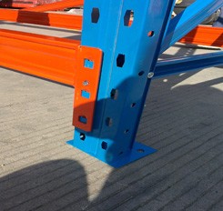 Upright & Beam Installed