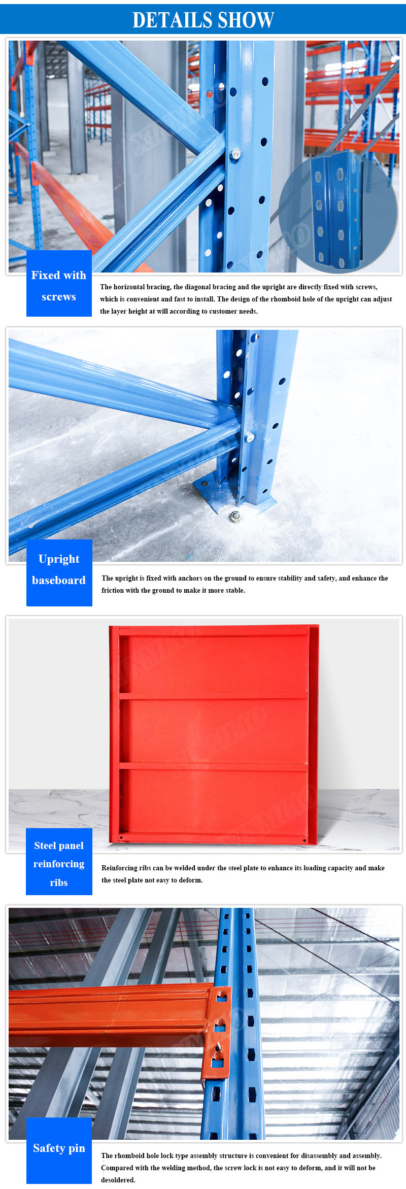 Heavy duty rack detail 3