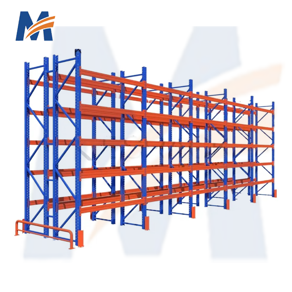 MRACKING  Double Deep  Duty Storage Rack  3000KG  5000KG   Heavy  Duty  Raking Metal Shelving Rack