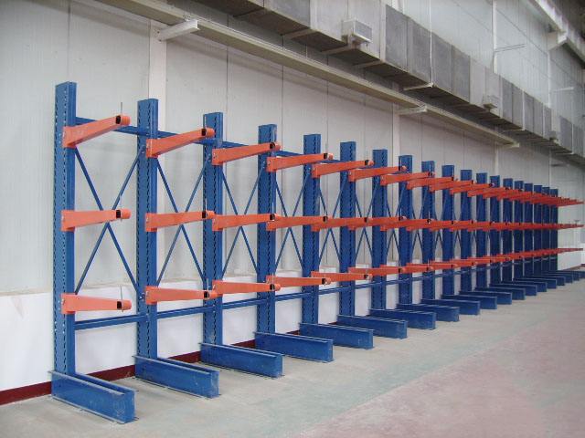 Mracking Heavy-Duty Industrial Hanging Steel Cantilever Rack Corrosion Protected Cyclocross Frame Storage Powder Coating