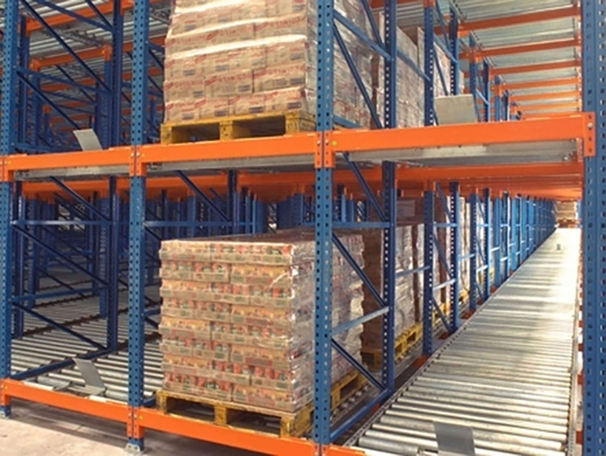 Mracking Customizable 1000kg Gravity Racking System Pallets CE Customized Wholesale Sale Steel Material