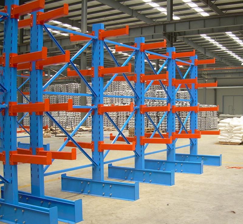 Mracking Corrosion Protection Metal Warehouse Storage Pipe Rack System Cantilever Shelf