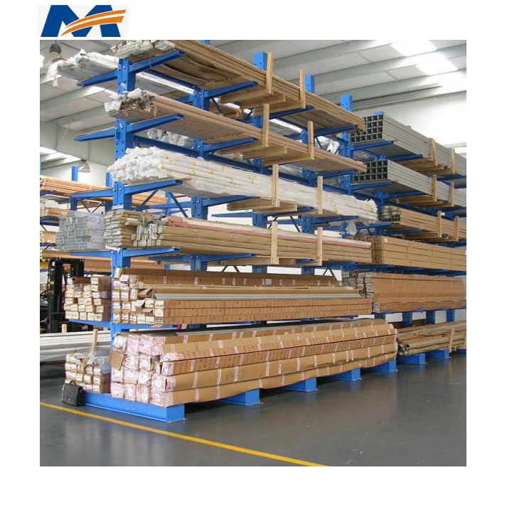 Customized Heavy Duty Rack Industrial Long Bulky Storage Cantilever Rack for Piping Lumber Tubing Textiles Storage Shelf