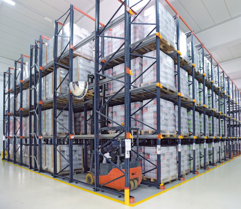 Mracking Adjustable Warehouse Storage Rack System Heavy Duty Pallet Rack Steel Shelf Steel Storage Rack for Logistics Storage