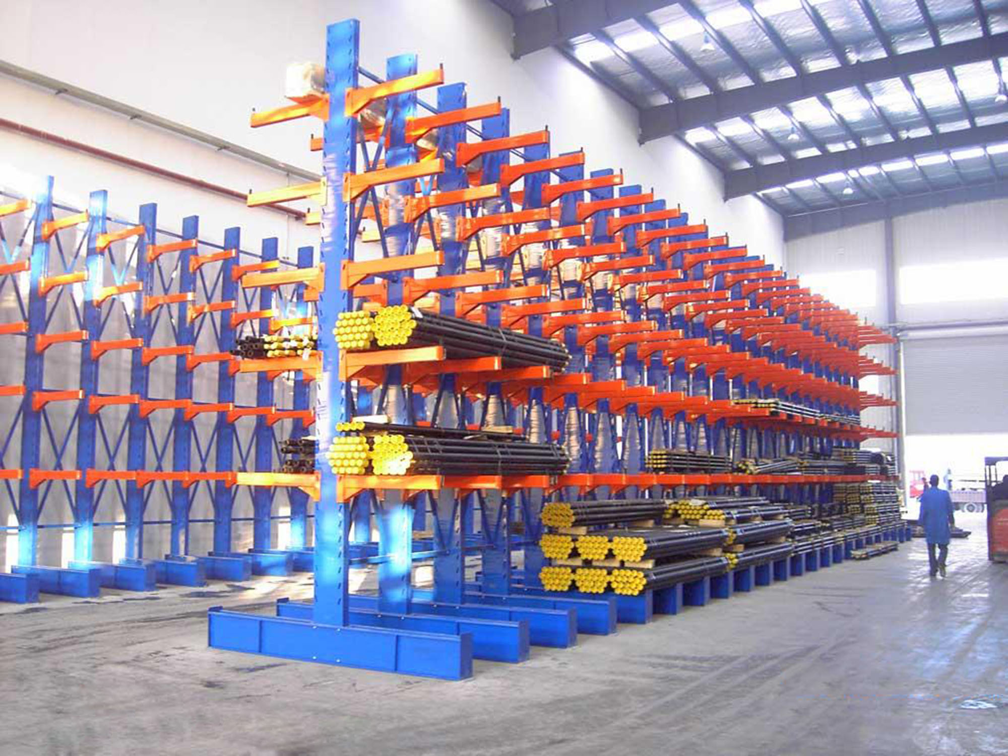 Mracking Customizable Industrial Warehouse Storage Racking Steel Cantilever Rack with 1000kg Load Capacity Wholesale