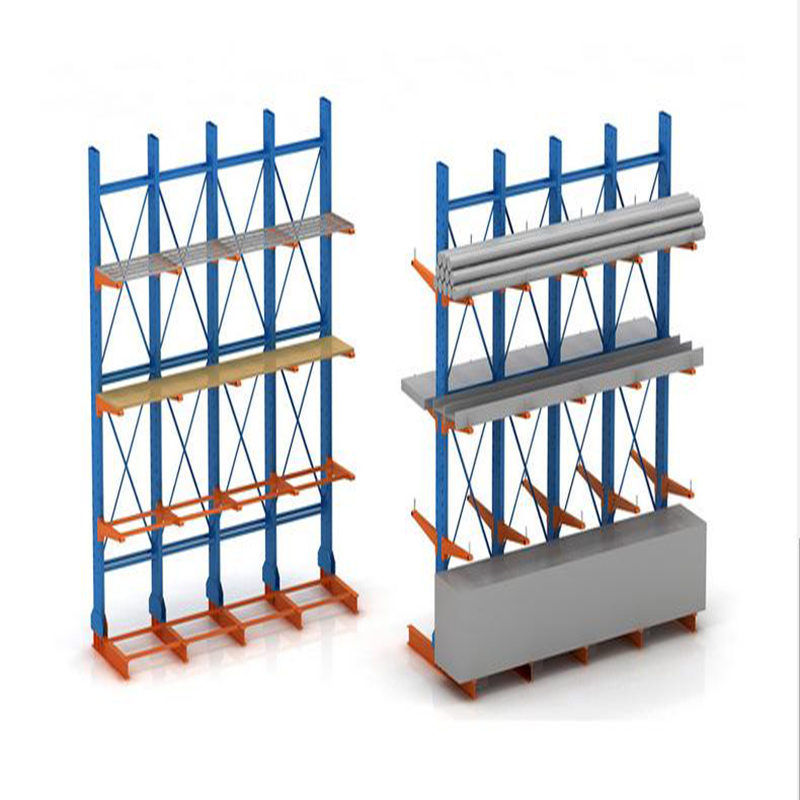 Mracking Customized Steel Cantilever Racking Single/Double Arm Load Capacity 500/1000/1500/2000kg 5-Layer Stacking Goods