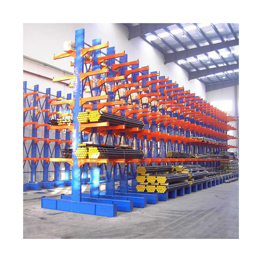 Mracking Customized Steel Double Side Industrial Cantilever Shelf Warehouse Heavy Duty Cantilever Racking System