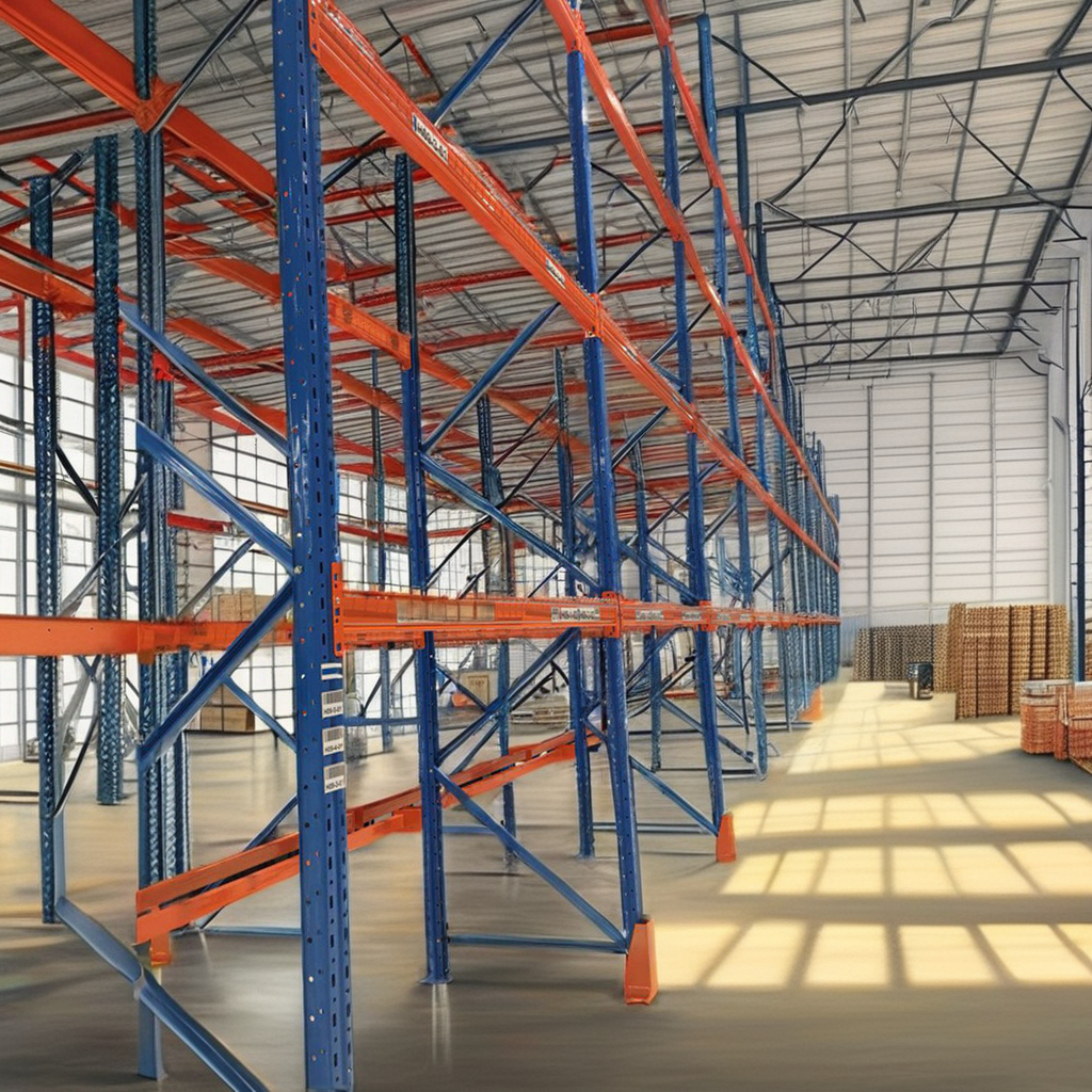 Mracking Industrial Pallet Shelving Rack Heavy-Duty 1000kg/2000kg/3000kg Storage Racking Steel Material for Warehouses