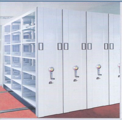 Mracking Intelligent Dense Rack File Room Manual File Storage Rack Manual Track Moving Dense Cabinet