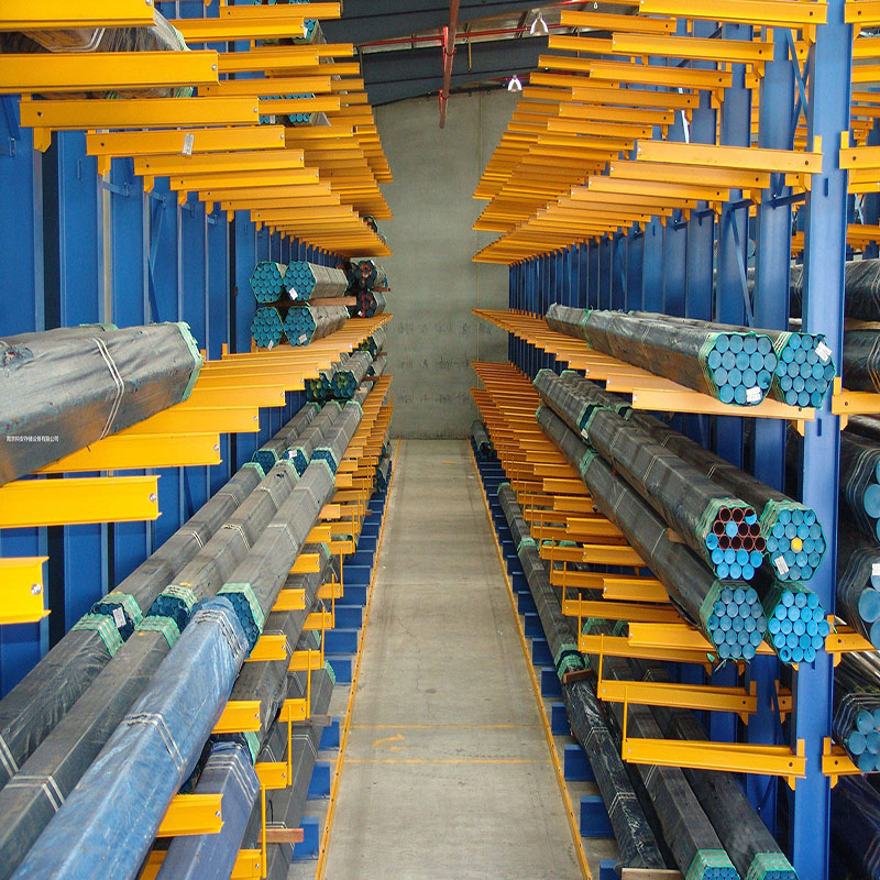 Mracking Cantilever Metal Storage Shelf System Warehouse Shelving Storage Equipment Duty Steel Rack Shelves