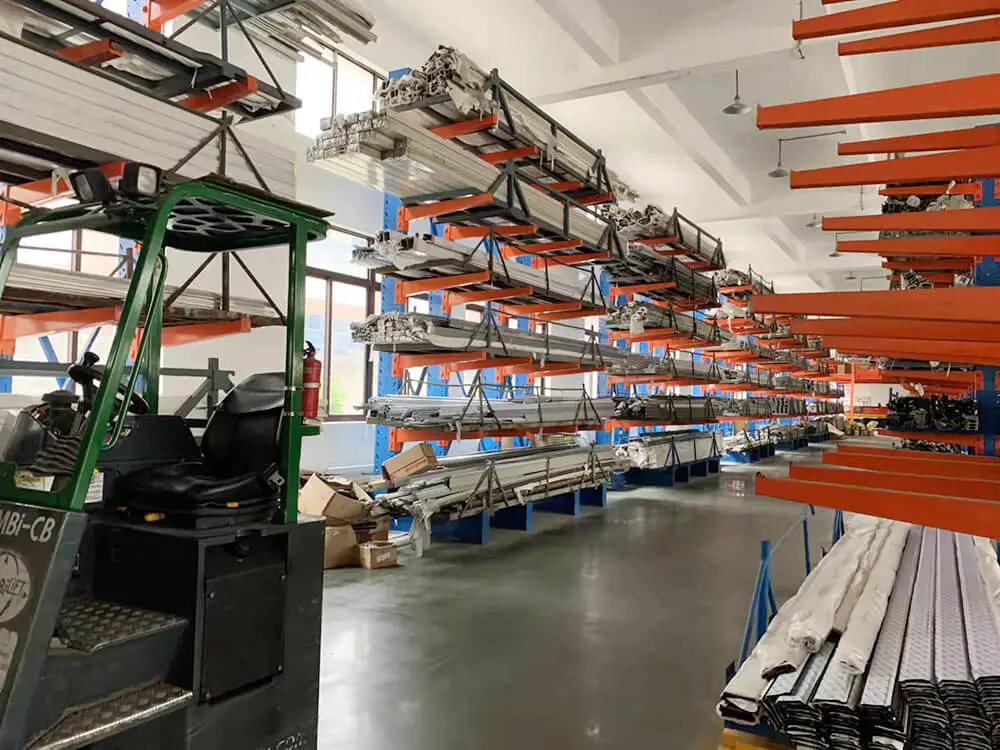 Mracking Customizable Industrial Warehouse Storage Racking Steel Cantilever Rack with 1000kg Load Capacity Wholesale