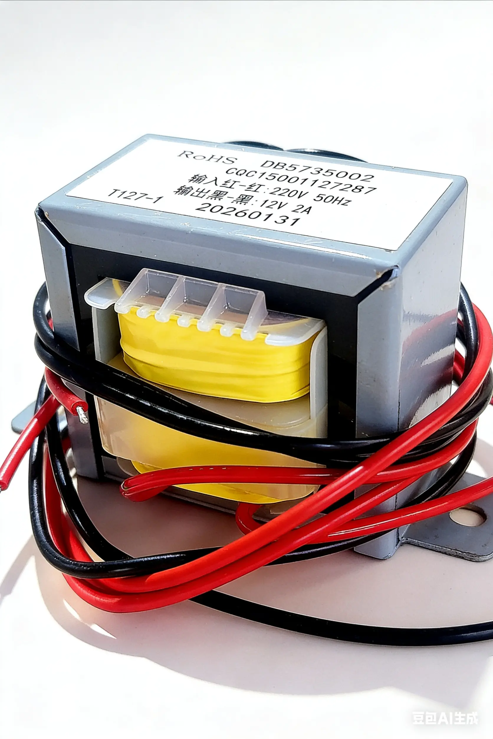 Transformer with lead wire socket by Xinping Electric
