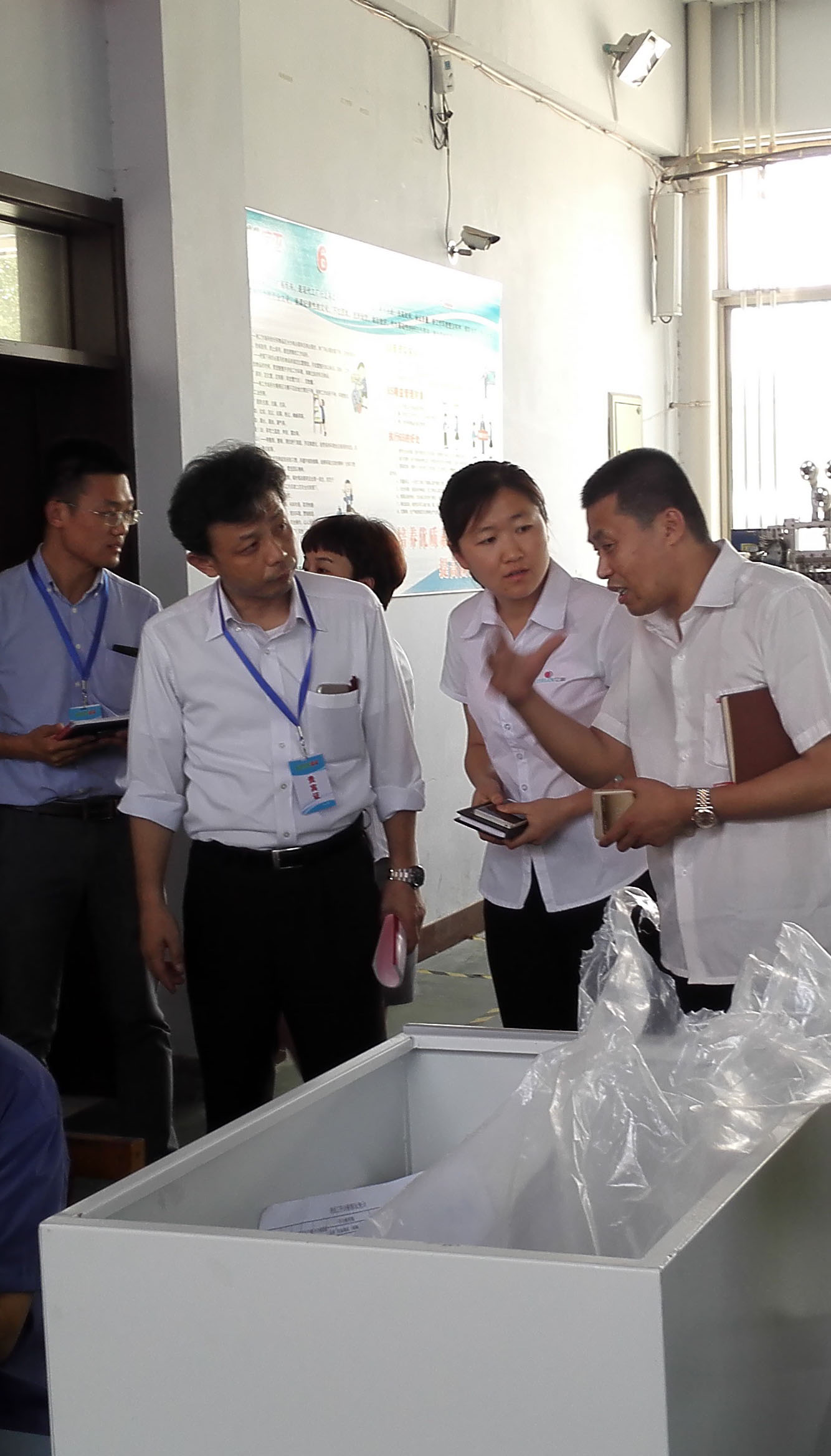 Customer factory audit visit at Xinping Electric Dezhou production base