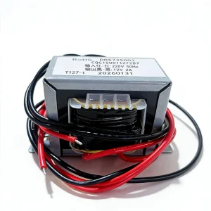 Famous EI2812(0.5W)-EI6644(60W)  Lead safety isolation transformer Supplier, Factories
