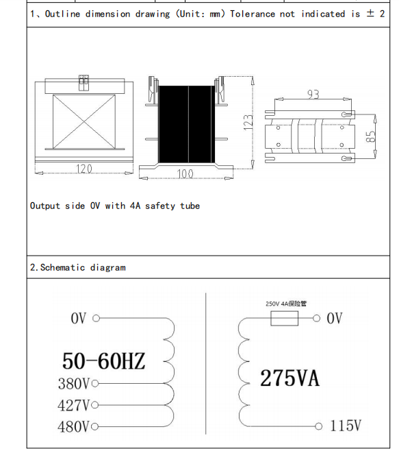 Transformer Diagram